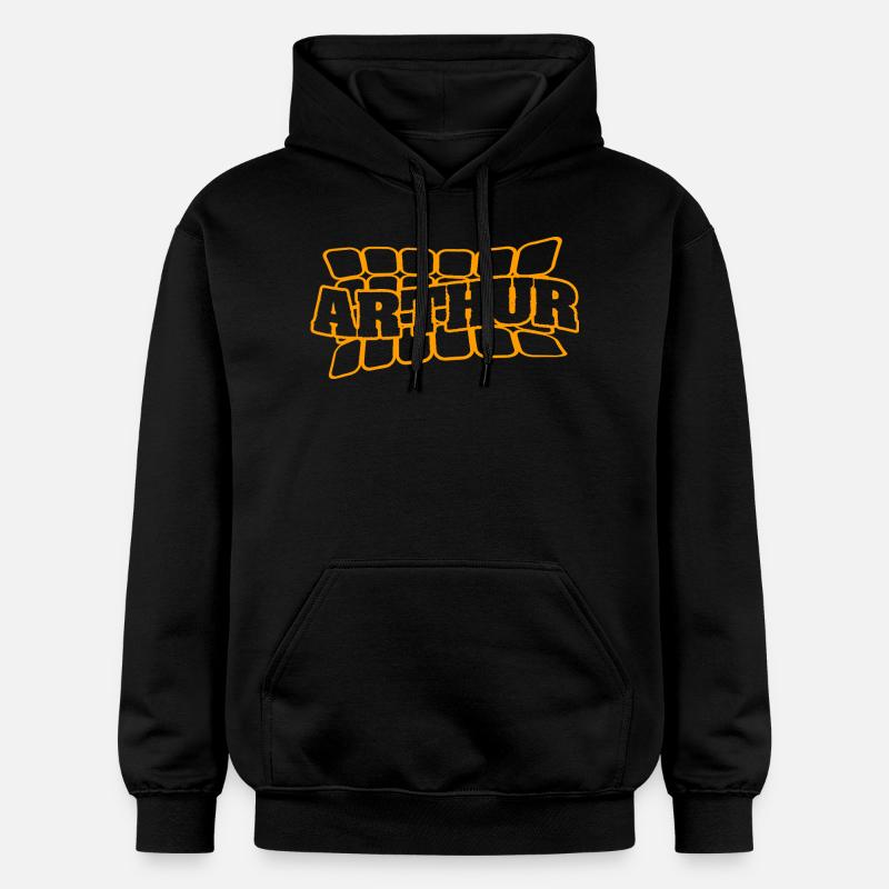 Nom Arthur - Sweat à capuche Softstyle® Gildan Unisexe - noir