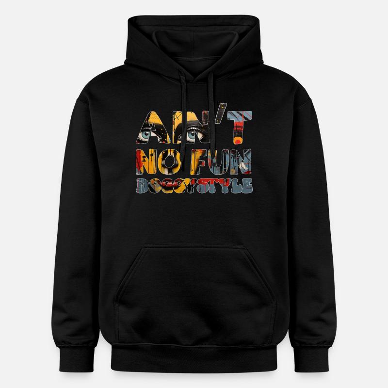 Ce n’est pas amusant - Sweat à capuche Softstyle® Gildan Unisexe - noir