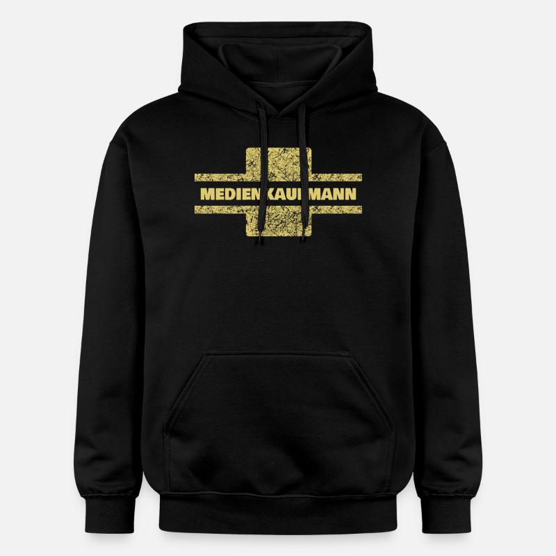 Profession : Commis aux médias - Sweat à capuche Softstyle® Gildan Unisexe - noir