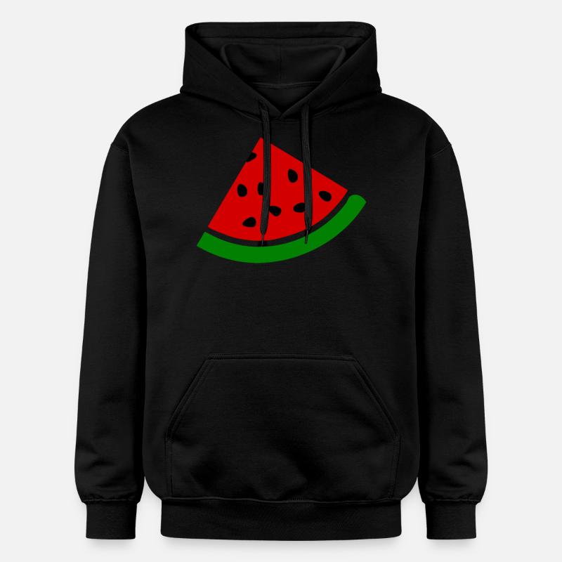 Pastèque - Sweat à capuche Softstyle® Gildan Unisexe - noir