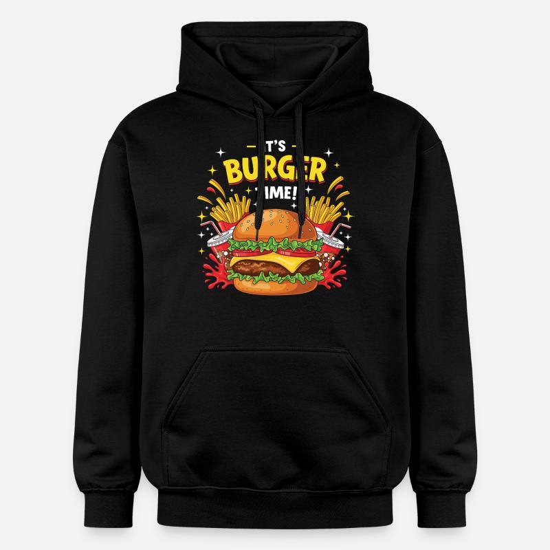 Burgers de Hambourg - Sweat à capuche Softstyle® Gildan Unisexe - noir