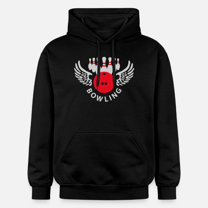 bowling_club_b_3c - Sweat à capuche Softstyle® Gildan Unisexe - noir