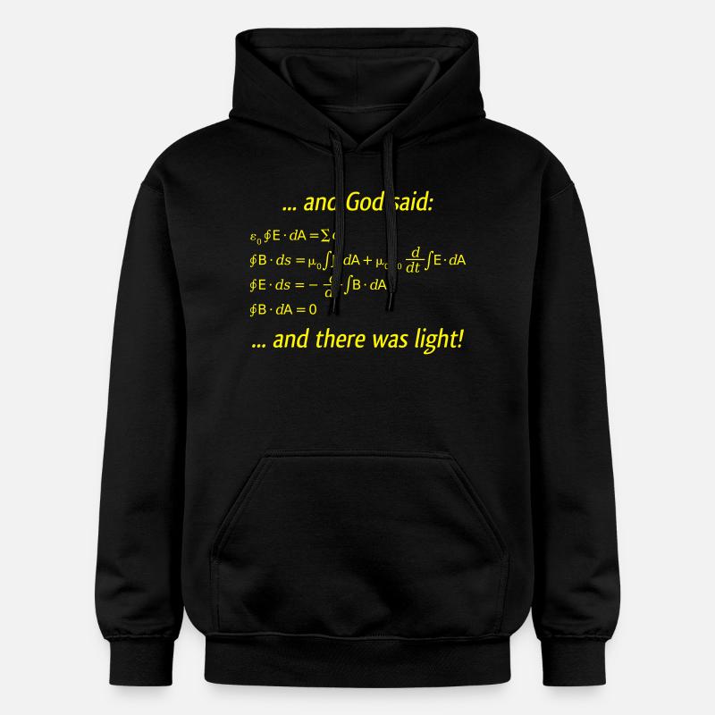 Es werde Licht - Gildan Unisex Softstyle® Midweight Hoodie - Schwarz
