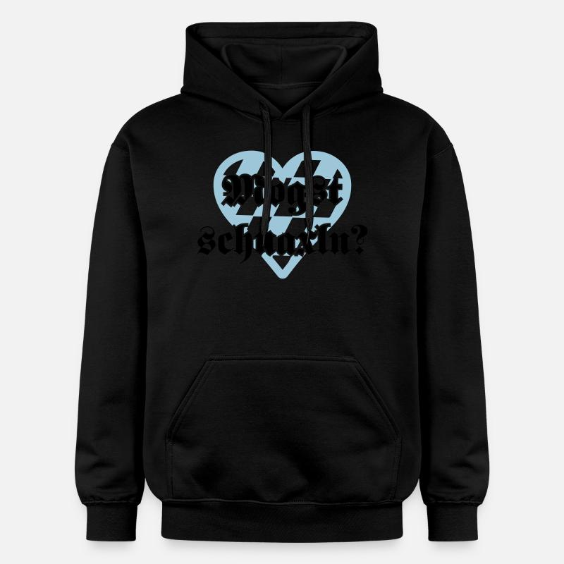 Mogst schnaxln - Gildan Unisex Softstyle® Midweight Hoodie - Schwarz