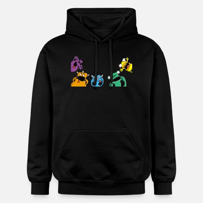 little_monsters_a_102013 - Sweat à capuche Softstyle® Gildan Unisexe - noir