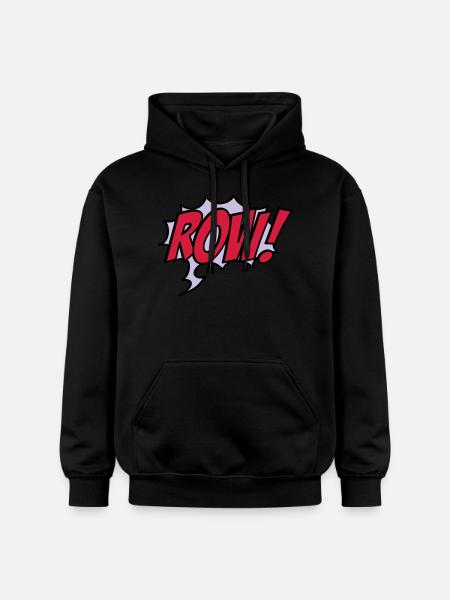 row - Gildan Unisex Softstyle® Midweight Hoodie - black