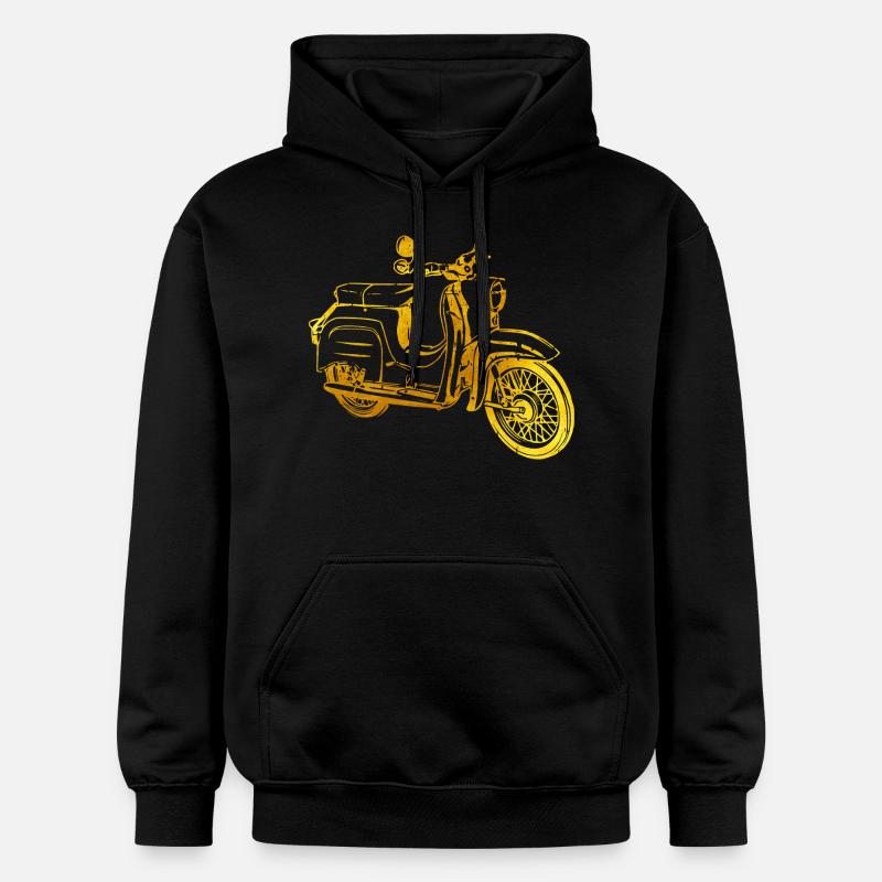 Simson Schwalbe RDA Cyclomoteur - Sweat à capuche Softstyle® Gildan Unisexe - noir