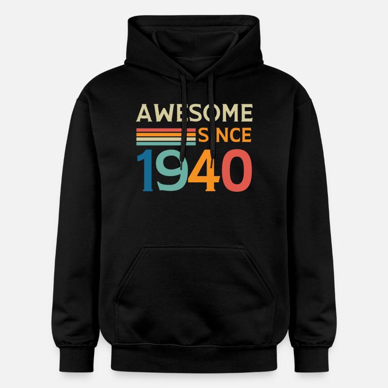 Awesome since 1940 - Sweat à capuche Softstyle® Gildan Unisexe - noir