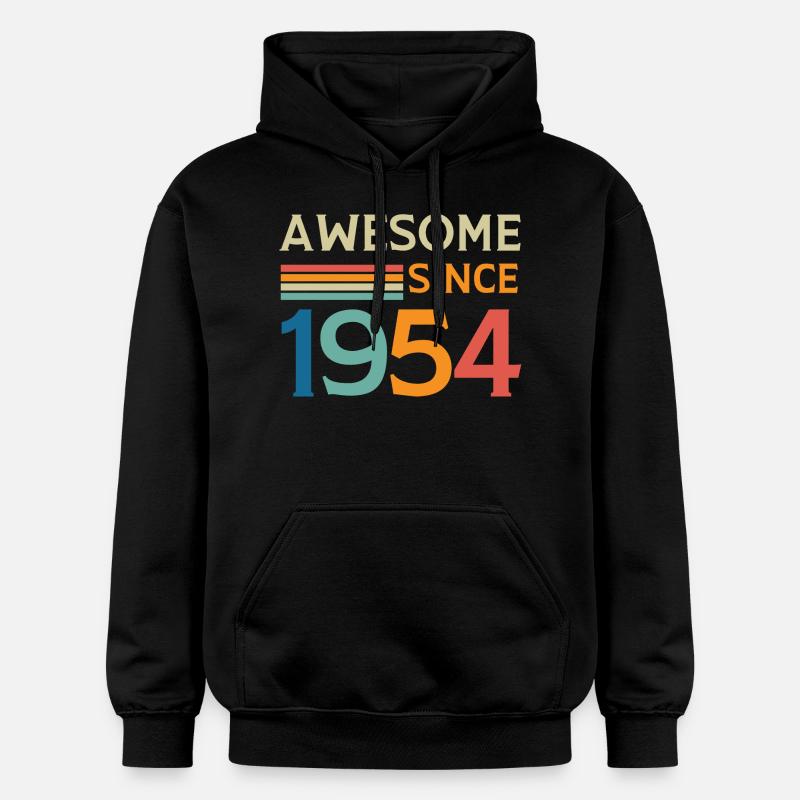 Awesome since 1954 - Sweat à capuche Softstyle® Gildan Unisexe - noir