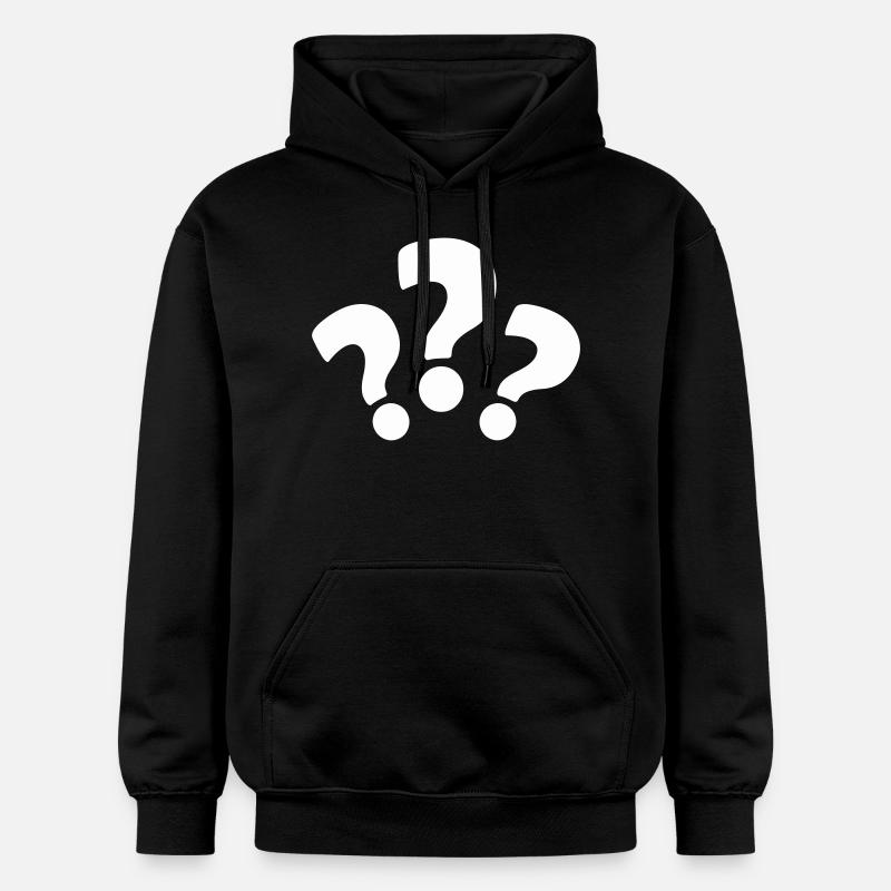 point d’interrogation - Sweat à capuche Softstyle® Gildan Unisexe - noir