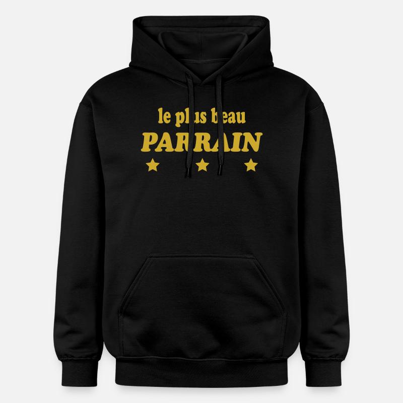 Le plus beau PARRAIN - Sweat à capuche Softstyle® Gildan Unisexe - noir