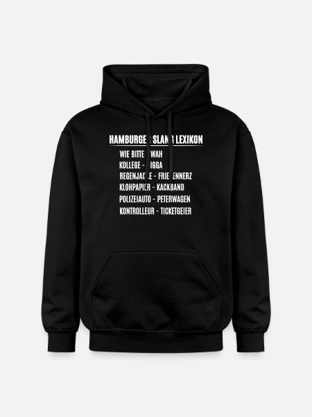 Hamburger Lexikon - Gildan Unisex Softstyle® Midweight Hoodie - Schwarz