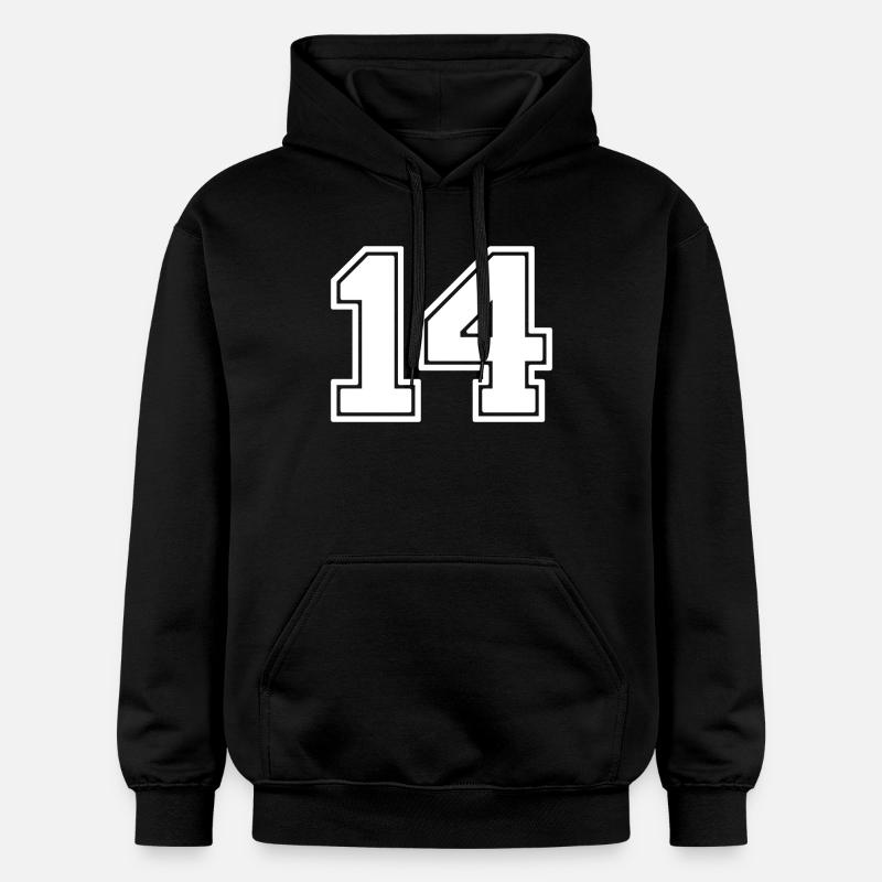 14 - Sweat à capuche Softstyle® Gildan Unisexe - noir