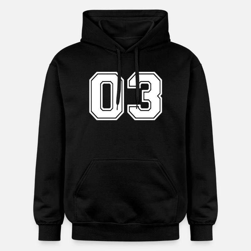 03 - Sweat à capuche Softstyle® Gildan Unisexe - noir