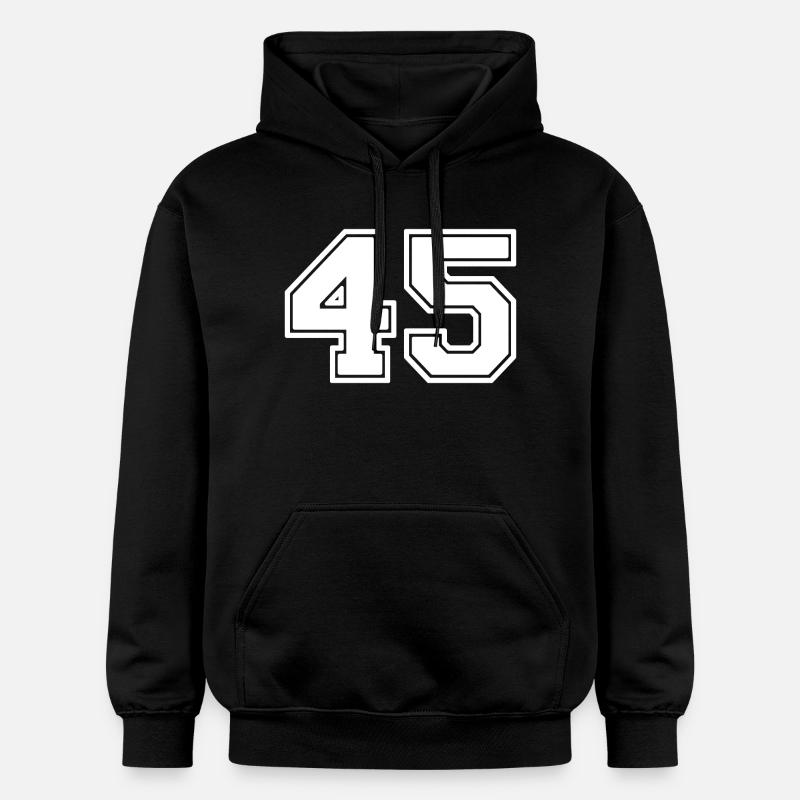 45 - Sweat à capuche Softstyle® Gildan Unisexe - noir