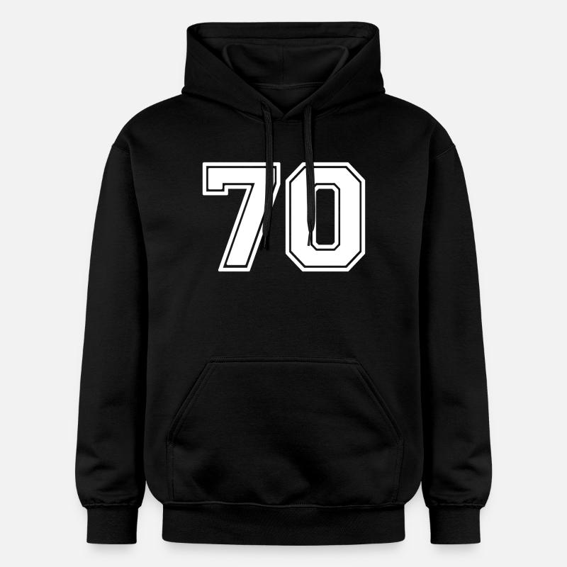 70 - Sweat à capuche Softstyle® Gildan Unisexe - noir