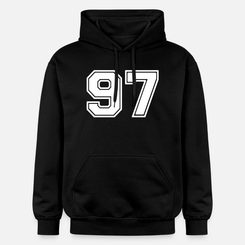 97 - Sweat à capuche Softstyle® Gildan Unisexe - noir