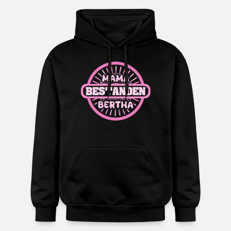 Bertha as a given name - Gildan Unisex Softstyle® Midweight Hoodie - black