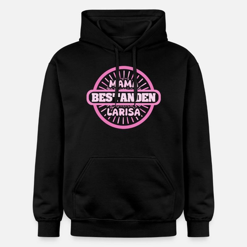 Prénom Larisa - Sweat à capuche Softstyle® Gildan Unisexe - noir
