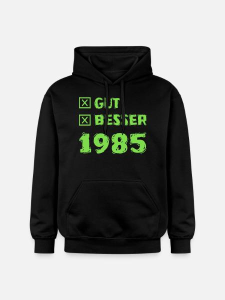 Year 1985 - Gildan Unisex Softstyle® Midweight Hoodie - black