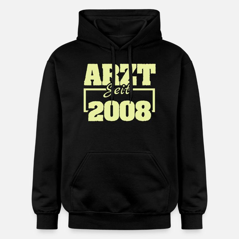 Médecin-chef 2008 - Sweat à capuche Softstyle® Gildan Unisexe - noir
