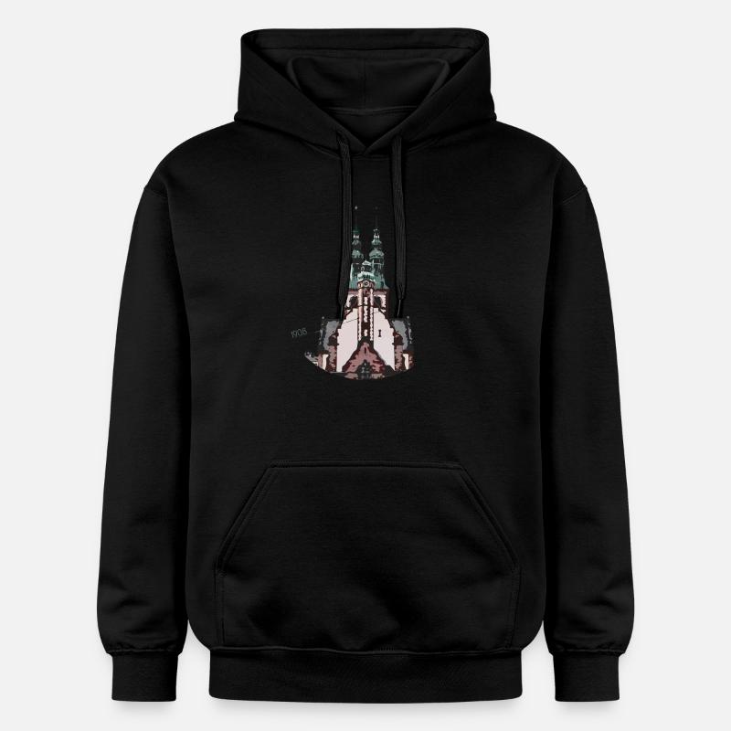 1908 Friedenskirche Kassel - Gildan Unisex Softstyle® Midweight Hoodie - Schwarz