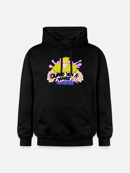Quand yen a marre - Sweat à capuche Softstyle® Gildan Unisexe - noir