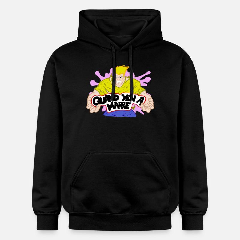 Quand yen a marre - Sweat à capuche Softstyle® Gildan Unisexe - noir