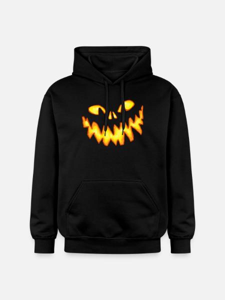 Pumpkin - Gildan Unisex Softstyle® Midweight Hoodie - Schwarz