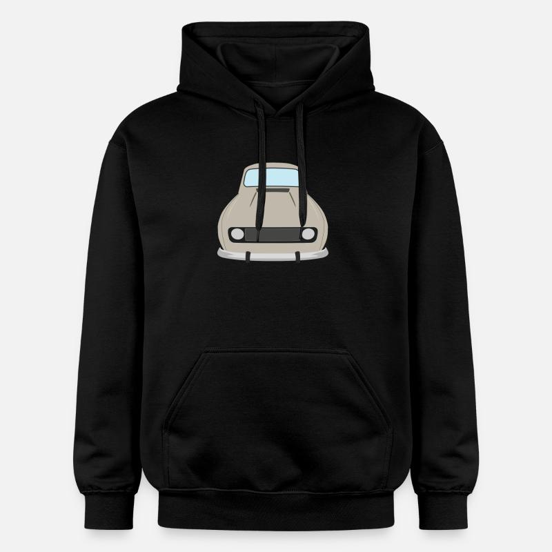 4L beige - Sweat à capuche Softstyle® Gildan Unisexe - noir