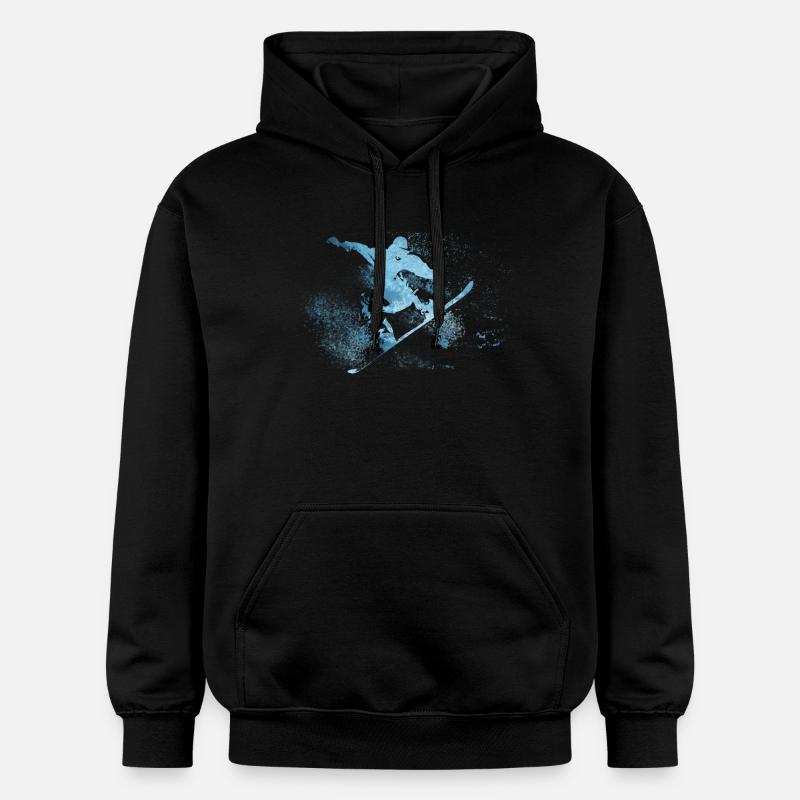 snowboard - Sweat à capuche Softstyle® Gildan Unisexe - noir