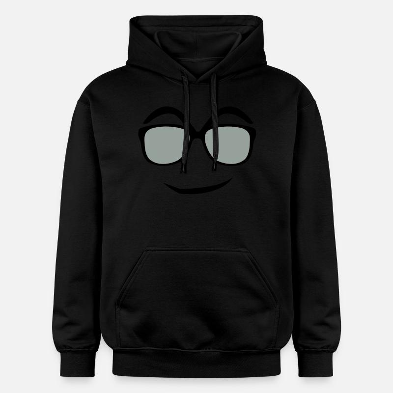 drôle de tête - Sweat à capuche Softstyle® Gildan Unisexe - noir