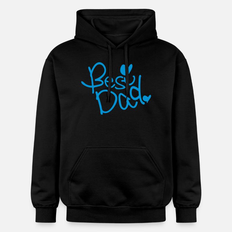 Best Dad - Sweat à capuche Softstyle® Gildan Unisexe - noir