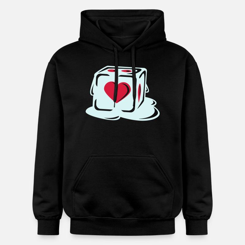 With Heart - Sweat à capuche Softstyle® Gildan Unisexe - noir