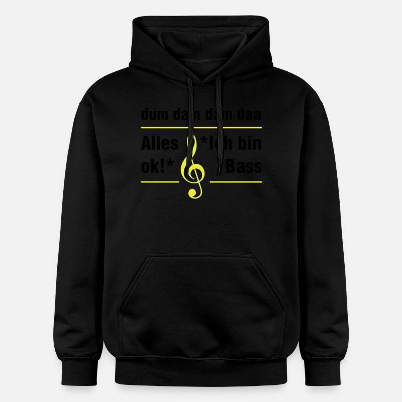 Basse - Sweat à capuche Softstyle® Gildan Unisexe - noir