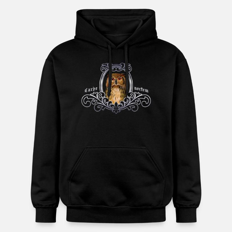 Uhu Carpe noctem - Sweat à capuche Softstyle® Gildan Unisexe - noir