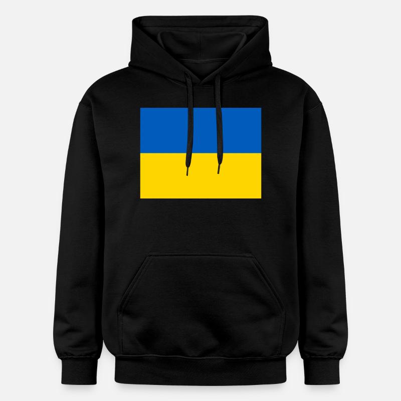 Drapeau de l’Ukraine - Sweat à capuche Softstyle® Gildan Unisexe - noir