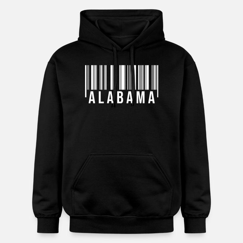 Code-barres de l’Alabama - Sweat à capuche Softstyle® Gildan Unisexe - noir