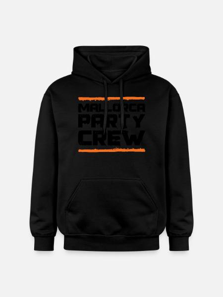 Mallorca Party Crew - Gildan Unisex Softstyle® Midweight Hoodie - black