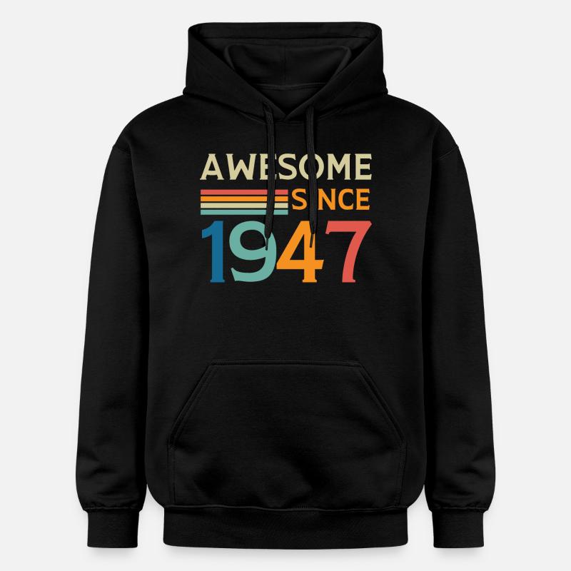Awesome since 1947 - Sweat à capuche Softstyle® Gildan Unisexe - noir