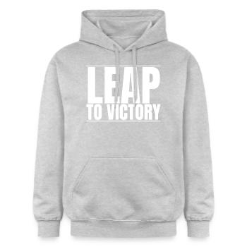 thrilling experiences thrill ride - Gildan Unisex Softstyle® Midweight Hoodie - Hellgrau meliert - Vorne - Liana (172cm) & Jaron (178cm)