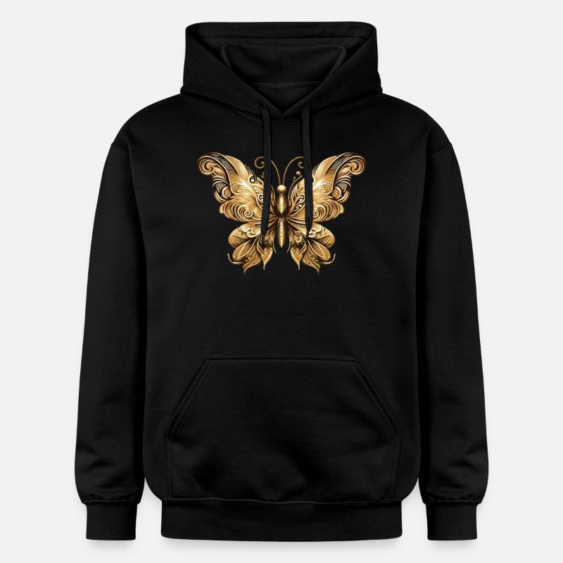 papillon - Sweat à capuche Softstyle® Gildan Unisexe - noir