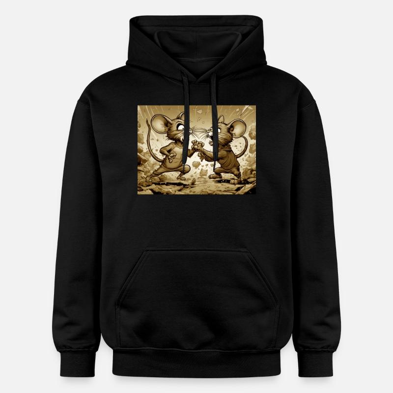 Die Mouses - Gildan Unisex Softstyle® Midweight Hoodie - Schwarz