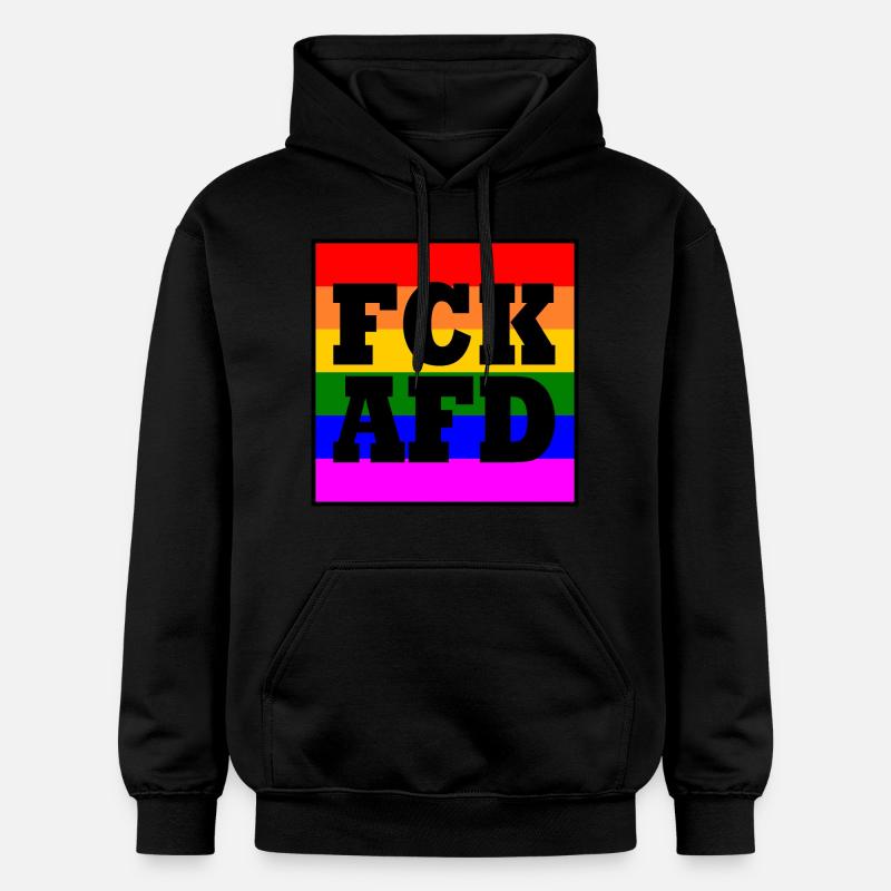 d’afd - Sweat à capuche Softstyle® Gildan Unisexe - noir