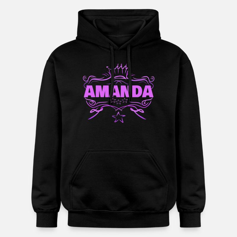 Amanda bébé - Sweat à capuche Softstyle® Gildan Unisexe - noir