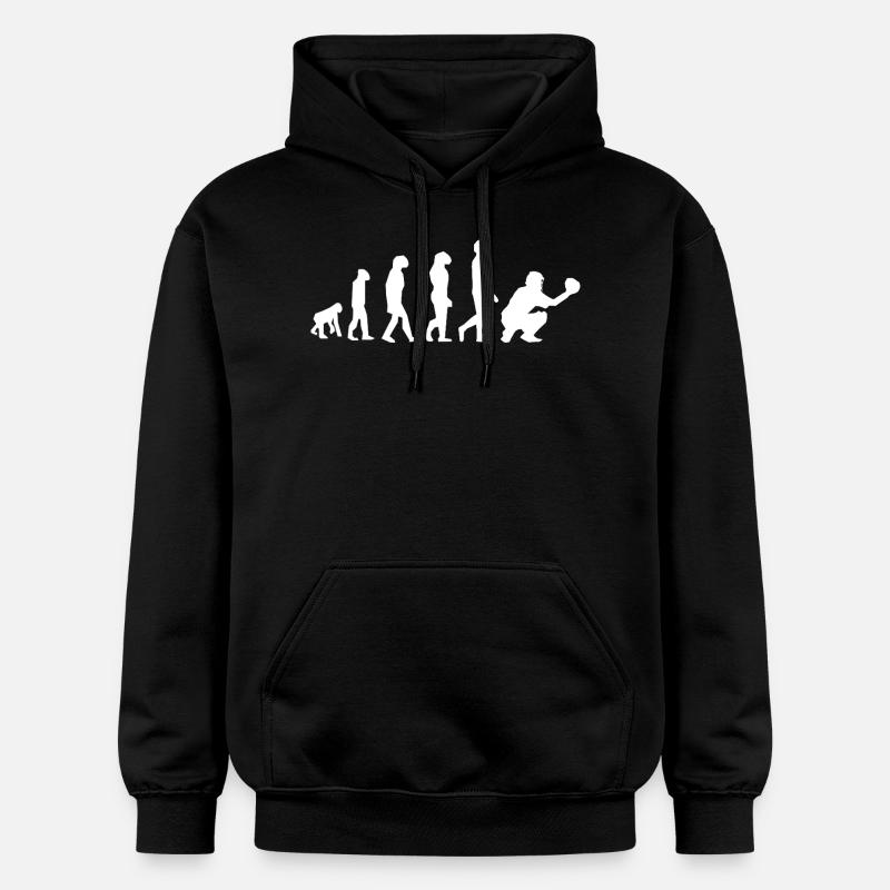 Evolution Baseball - Development Line - Gildan Unisex Softstyle® Midweight Hoodie - black