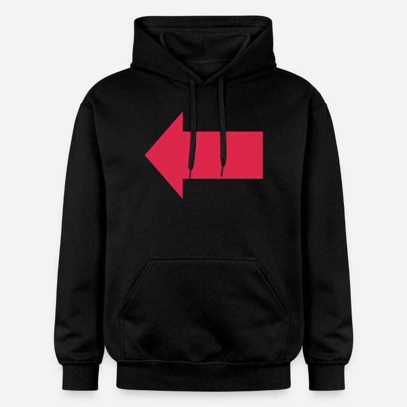 flèche - Sweat à capuche Softstyle® Gildan Unisexe - noir