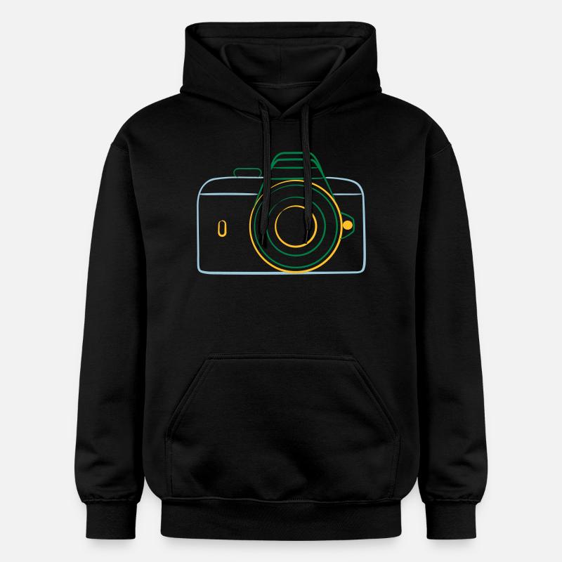 camera - Sweat à capuche Softstyle® Gildan Unisexe - noir