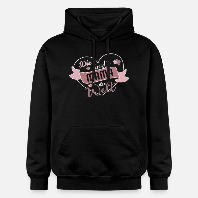 Die beste Mama der Welt - Gildan Unisex Softstyle® Midweight Hoodie - Schwarz