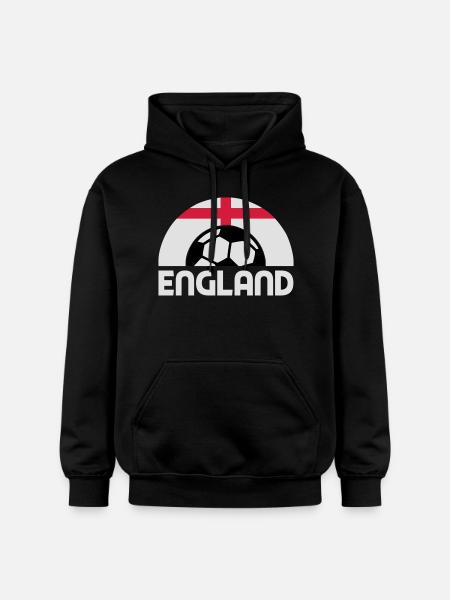 england - Gildan Unisex Softstyle® Midweight Hoodie - black
